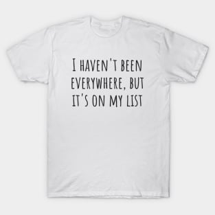 On My List T-Shirt